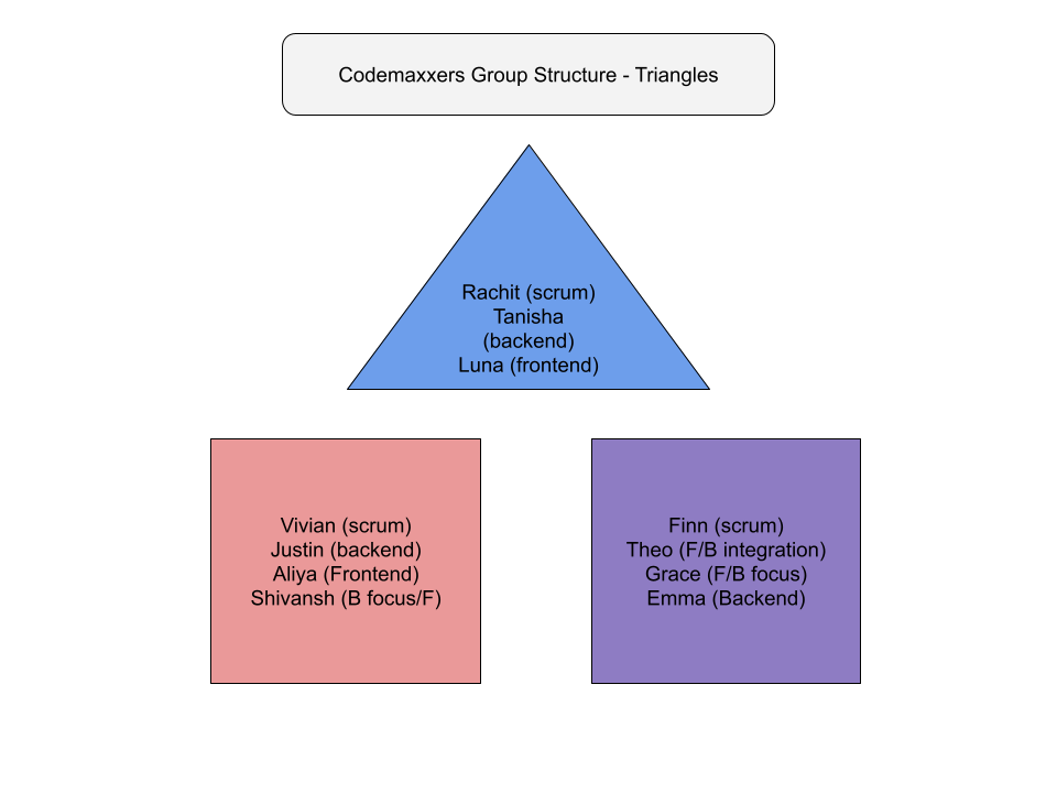 Team Organization Diagram